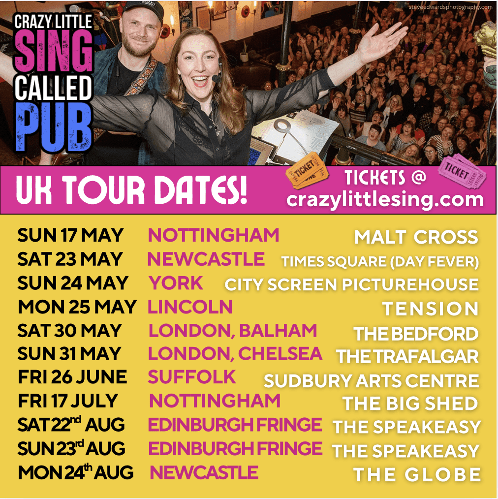 Callout for singers (and non singers!) to take part in our national pub-sing video!